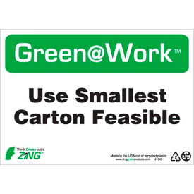 Use Smallest Carton Feasible, 10"W x 7"H, Black/Green/White view 2