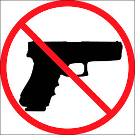 Concealed Carry Sign, Kansas, 8"W x 8"H, Recycled Plastic view 2