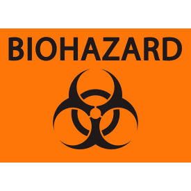 Eco Safety Sign, BioHazard, 10"W x 7"H, Recycled Plastic view 2