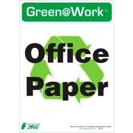 Zing Eco Label, Recycle Office Paper, 10"W x 14"H, Pack of 5 view 2