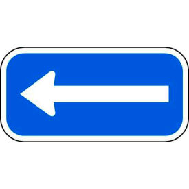 Eco Parking Sign, Left Arrow, 6"H x 12"W, 1/16" Thick view 2