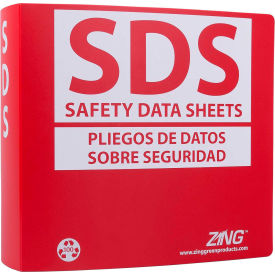 ZING ENTERPRISES 6035*****##* ZING Eco GHS-SDS Binder (English/Spanish), 3.0" Ring, Recycled Poly, 6035 image.