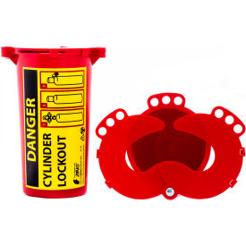 ZING ENTERPRISES 7101 ZING RecycLockout Lockout Tagout, Cylinder Lockout, Recycled Plastic, 7101 image.