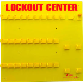 ZING ENTERPRISES 7116E ZING RecycLockout Lockout Station, 28 Padlock, Unstocked, 7116E image.