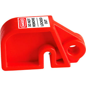 Zing Fuse Holder Lockout Slim Plastic Red