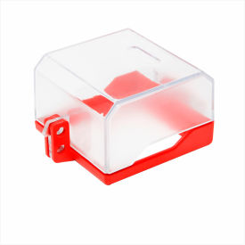 Zing Control Panel Lockout For 2-3/4""W Panels Plastic Red