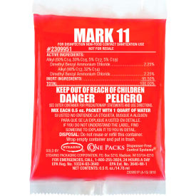 STEARNS PACKAGING CORPORATION 2309951 Stearns Mark 11 Disinfectant Cleaner - 0.5 oz Packs, 144 Packs/Case - 2309951 image.