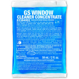 STEARNS PACKAGING CORPORATION 2384002 Stearns GS Window Cleaner Concentrate - 2 oz Packs, 48 Packs/Case - 2384002 image.