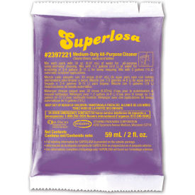 STEARNS PACKAGING CORPORATION 2397221 Stearns Superlosa Lavender Neutral Cleaner - 2 oz Packs, 72 Packs/Case - 2397221 image.