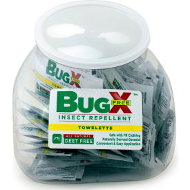 CoreTex Bug X FREE 12841 Insect Repellent, DEET Free, Towelette, Fish Bowl, 50 Packets