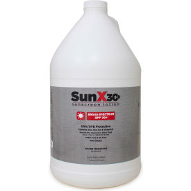 CORETEX PRODUCTS, INC 71771 CoreTex® Sun X 30 71771 Sunscreen Lotion, SPF 30+, Gallon Jug image.