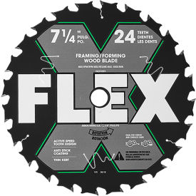 CHERVON NORTH AMERICA, INC FA201001 Flex Circular Saw Blade, 7-1/4" Diameter, 24 TPI image.