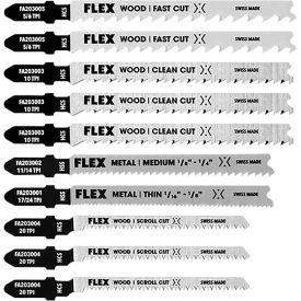 CHERVON NORTH AMERICA, INC FAM20301-10 Flex Jig Saw Blade w/ Blister Packaging, Pack of 10 image.