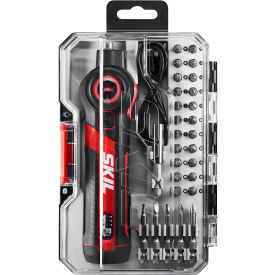 Skil® Rechargeable 4V Twist 2.0 Screwdriver with 28 Piece Bit Kit In Case 240 RPM 