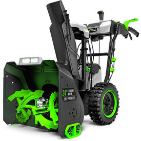 EGO 24" 2-Stage Self Propelled Snow Blower Kit with 10Ah Battery & 560W Dual Port Charger 