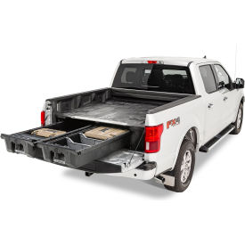 DECKED LLC DF8 Decked 56"L Truck Bed Storage Drawers For Ford F150 Aluminum (2021-current) - Pro Power Onboard image.