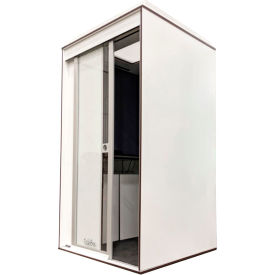 TALKBOX LLC S_IND_WHT_GRY TalkBox Industrial Privacy Booth image.