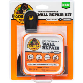 THE GORILLA GLUE COMPANY 103959 Gorilla® Wall Repair Kit, 8 oz. Capacity, White image.