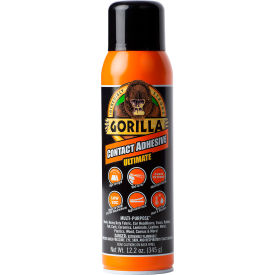 THE GORILLA GLUE COMPANY 109852 Gorilla® Ultimate Spray Adhesive, 12.2 oz. Capacity, Clear image.