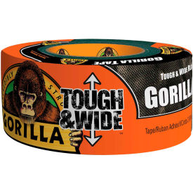 THE GORILLA GLUE COMPANY 106425 Gorilla Tough & Wide Duct Tape, Black, 2.88" x 25 yd. image.