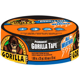 THE GORILLA GLUE COMPANY 6009002 Gorilla All Weather Duct Tape, 1.88" x 25 yd. image.
