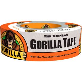 THE GORILLA GLUE COMPANY 6010002 Gorilla White Tape 10YD 6PC Display image.