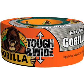 THE GORILLA GLUE COMPANY 105680 Gorilla Silver Tape Tough & Wide 25YD 4PC Display image.