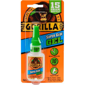  Gorilla Super Glue Gel, 15 Gram, Clear, (Pack of 1) :  Industrial & Scientific