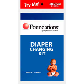 FOUNDATIONS WORLDWIDE INC 107-DK Foundations® Diaper Kit, 80/Case - 107-DK image.