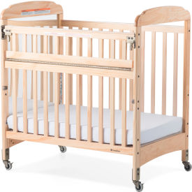 FOUNDATIONS WORLDWIDE INC 2542040 Foundations® Next Gen Serenity® SafeReach Compact Crib - Natural - Clearview End Panels image.
