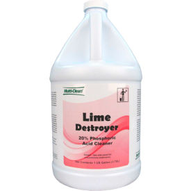 MULTI-CLEAN DIV OF MINUTEMAN INTL, INC 902483 Multi-Clean® Lime Destroyer Scale Remover - Floral, Gallon Bottle, 4 Bottles - 902483 image.