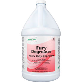 MULTI-CLEAN DIV OF MINUTEMAN INTL, INC 910593 Multi-Clean® FURY Heavy Duty Non-Corrosive Autoscrubber Degreaser- Unscented, Gal, 4 Bottles image.