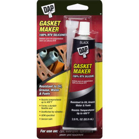 Gasket 100% RTV Silicone Rubber Sealant - 2.8 oz., Black view 2