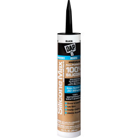 Silicone Max Premium All Purpose Silicone Sealant, 10.1 fl. oz., Black, Pk of 12 view 2