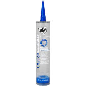 DAP PRODUCTS INC 7079818388 DAP® ULTRA CLEAR™ Flexible All Purpose Waterproof Sealant- 10.1oz, Crystal Clr-7079818388 image.