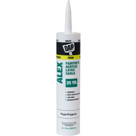 DAP PRODUCTS INC 7079818670 DAP® ALEX® Painters Acrylic Latex Caulk - 10.1 oz., White - 7079818670 image.