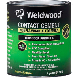 DAP® Weldwood® Nonflammable Contact Cement - 1 Gal. Natural - 7079825336