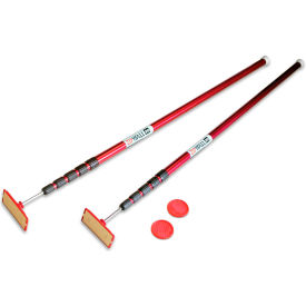 ZIPWALL LLC KT20 ZipWall® Spring Loaded Dust Barrier Secure Poles, Anodized Aluminum, Red - KT20 image.