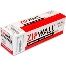 ZIPWALL LLC PY50 ZipWall® Dust Barrier Plastic Sheeting, Plastic, White - PY50 image.
