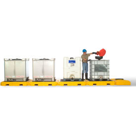 Ultra-Modular IBC Spill Pallet, 4-Tank, Indoor Model, 365 Gallon Capacity view 2