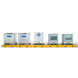 Ultra-Modular IBC Spill Pallet, 5-Tank, Indoor, 375 Gallon Capacity view 2