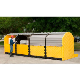 Ultra-Modular IBC Spill Pallet, 4-Tank, Outdoor 365 Gallon Capacity view 2
