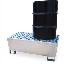 UltraTech International, Inc. 1180 UltraTech Ultra-Spill Pallet® 1180 - 2 Drum Steel Spill Pallet - 68 Gallon Capacity image.