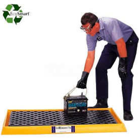 UltraTech International, Inc. 2352 UltraTech Ultra-Containment Tray® 2352 with Grating - Yellow image.