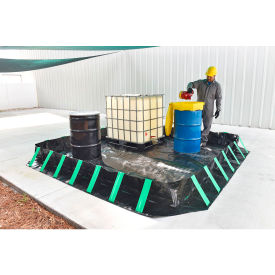 Ultra-Containment Berm®, Compact Model, 28 oz. Copolymer 2000, 6'L x 4'W x 12"H view 2
