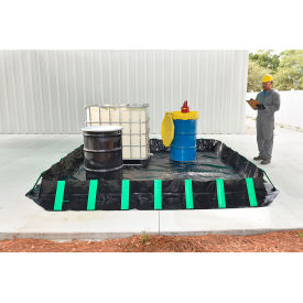 Ultra-Containment Berm, Compact Model, 28 oz. Copolymer 2000, 50'L x 10'W x 12"H view 2