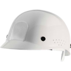 MSA Safety 10033652 MSA Bump Cap, With Platic Suspension, White image.