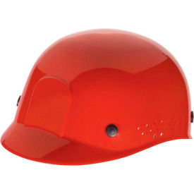 MSA Safety 10033653 MSA Bump Cap, With Plastic Suspension, Red image.