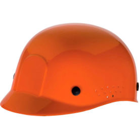 MSA Safety 10033654 MSA Bump Cap, With Plastic Suspension, Orange image.