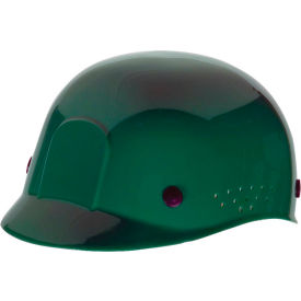 MSA Safety 10033655 MSA Bump Cap, With Plastic Suspension, Green image.